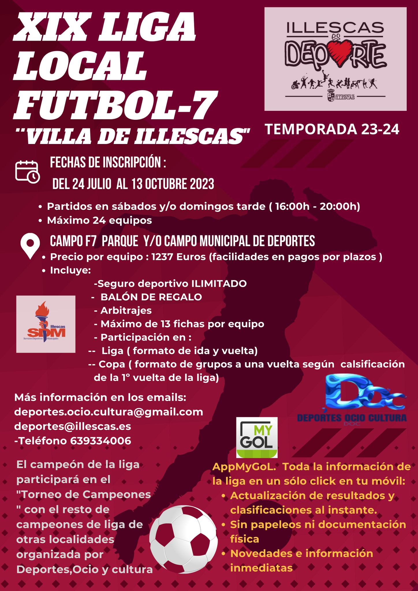XIX Liga local Futbol-7 Villa de Illescas