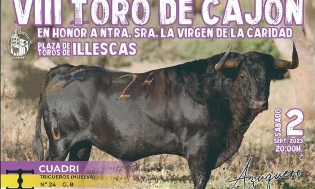 Ya se conoce el VIII toro de cajón de Illescas 2023