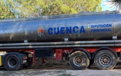Una cisterna de agua potable de la Diputación de Cuenca ayuda al Señorío de Illescas con 20.000 litros.