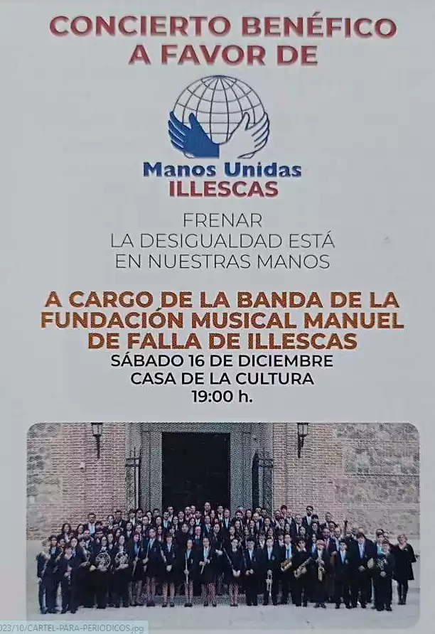 Banda Manuel de Falla Illescas Concierto Manos Unidas