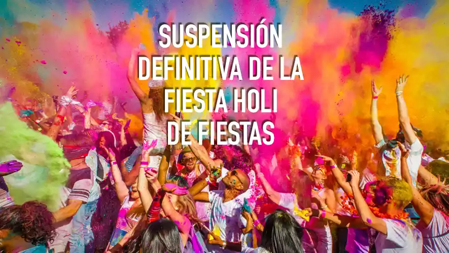 Suspensión Fiesta Illescas Holi
