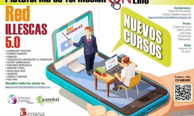 Abierto plazo de inscripción cursos online Illescas 5.0
