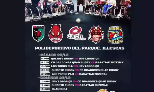Primera jornada Liga Nacional de Rugby en Silla de Ruedas en Illescas