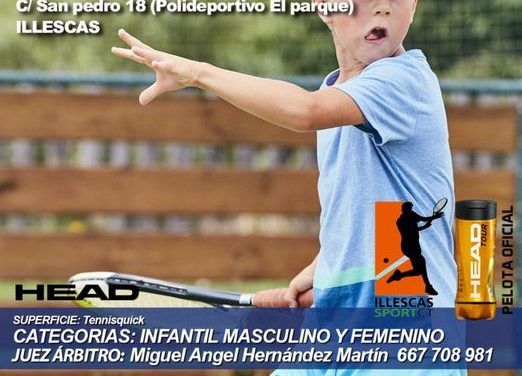 Tenis. Campeonato Provincial Infantil. Copa Federación Toledo
