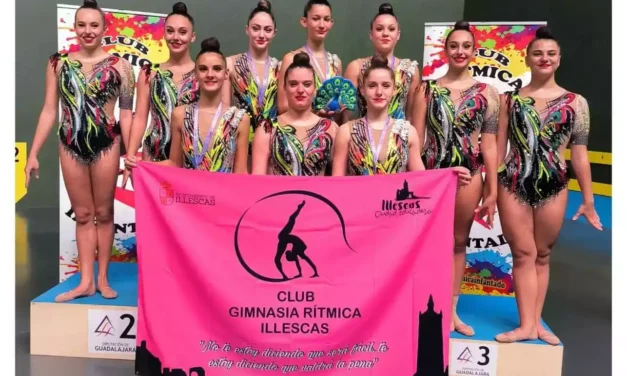 El Club Gimnasia Rítmica Illescas celebra su Festival de Navidad.