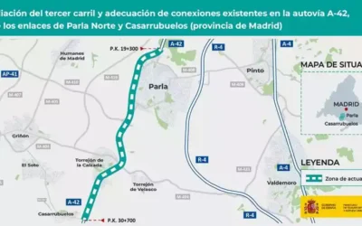 Se confirma la ampliación a tres carriles entre Parla y Casarrubuelos.