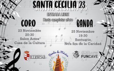 Conciertos Santa Cecilia 2023 en Illescas. Asociación Musical Manuel de Falla