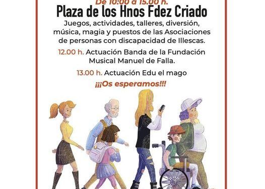 Domingo día 3 en Illescas, Día internacional de las Personas con Discapacidad