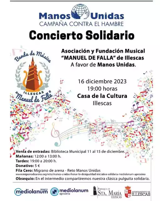 Concierto Solidario Manos Unidas Fundación Musical Manuel de Falla