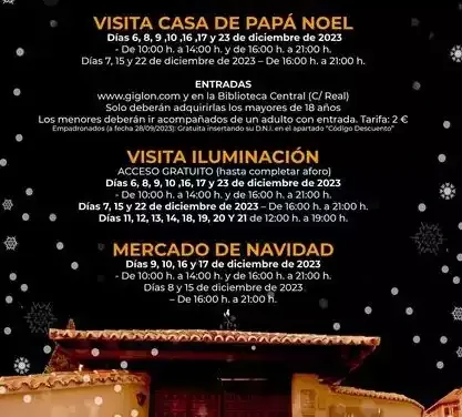 Horarios de La Almazara Illescas en Navidad