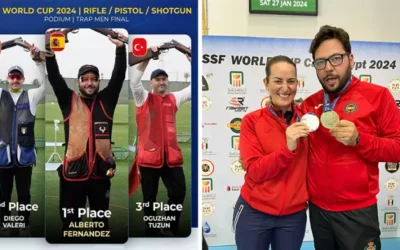 Alberto Fernández consigue el oro y Fátima Gálvez plata en la Copa del Mundo de El Cairo 2024