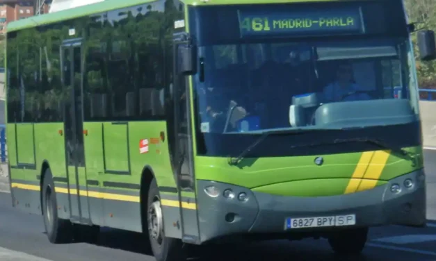 Las líneas 464 y 468 de Avanza Bus (verdes), afectadas por una huelga que ha comenzado hoy.
