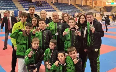 Brillantes resultados del C.D. Nisseishi en el Campeonato de CCM de edad escolar de Kárate (álbum de fotos)