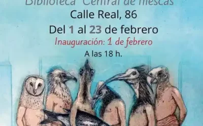 Biblioteca de Illescas. Exposición de aguafuertes «pájaros en la cabeza»