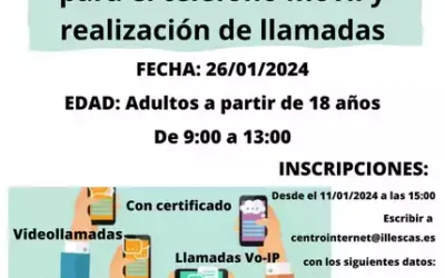 Taller aplicaciones mensajería y llamadas con teléfono móvil