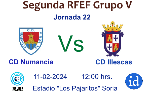 El domingo a las 12 en Los Pajaritos de Soria, gran encuentro de futbol entre el Numancia y el Illescas. (videos entrenadores)