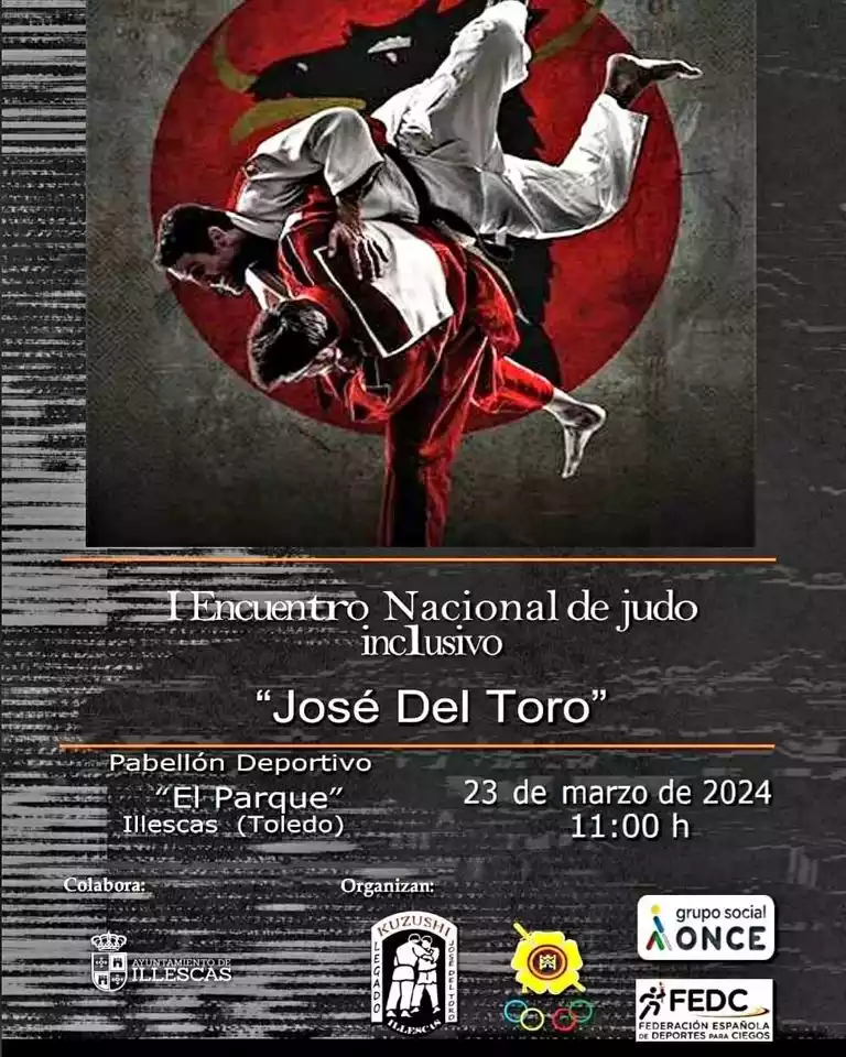 Hoy, en Illescas, 1º Encuentro de judo inclusivo "José Del Toro" (programa)