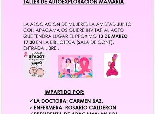 Taller de Autoexploración Mamaria, Mañana día 13