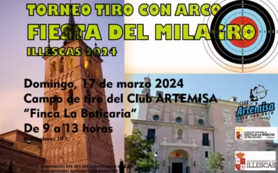 Domingo 17, Torneo tiro con arco Fiestas Milagro Illescas 2024