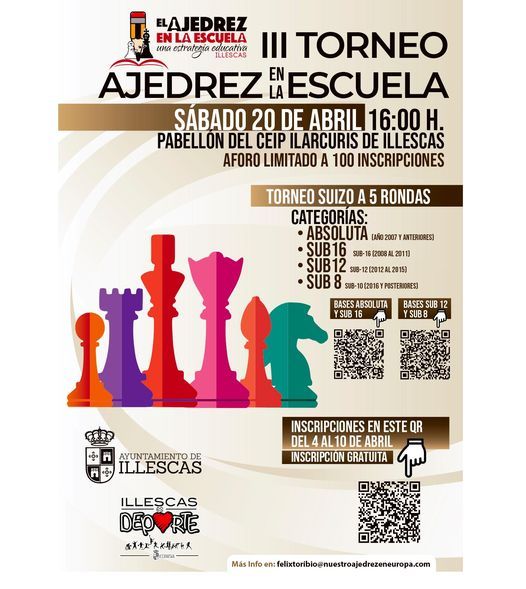 III Torneo Ajedrez en la Escuela. Illescas 2024