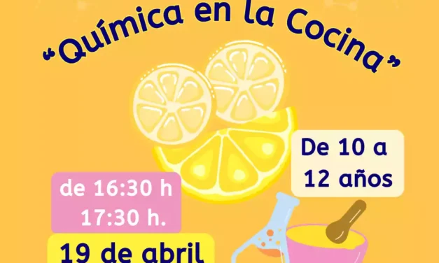 Día 19 de Abril en el Señorío, taller «Química en la cocina»