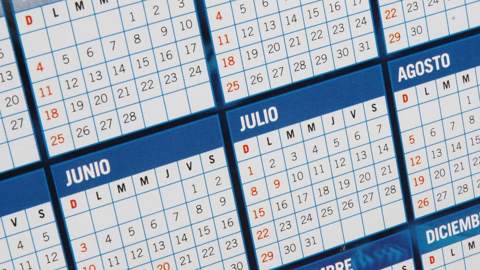 Calendario Laboral para el próximo Año 2.025 en Castilla la Mancha