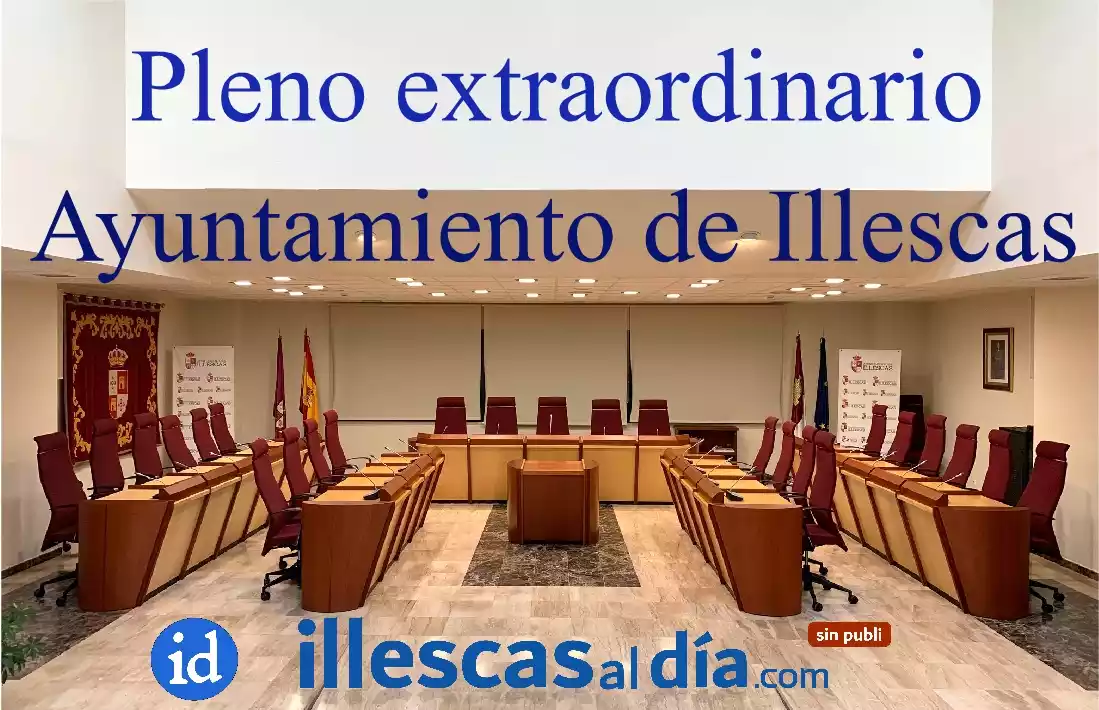 El Ayuntamiento de Illescas convoca Pleno Extraordinario