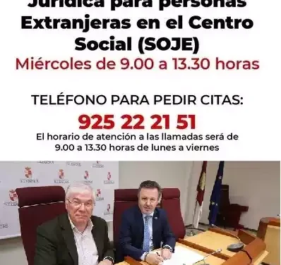 Servicio de Orientación Jurídica para Extranjeros en Illescas