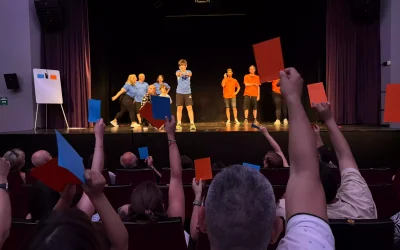 Éxito del «Match de improvisación teatral Illescas 2024» (álbum de fotos y video)