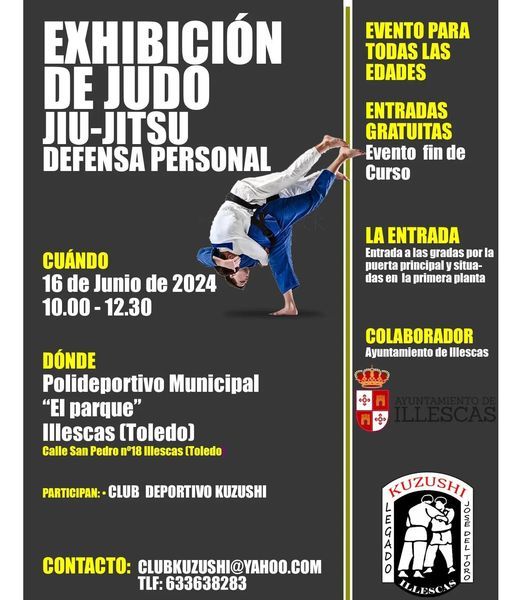 Exhibición jiu-jitsu en Illescas