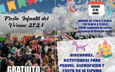 Próximo sábado 15 de Junio, Fiesta Infantil Verano Illescas 2024