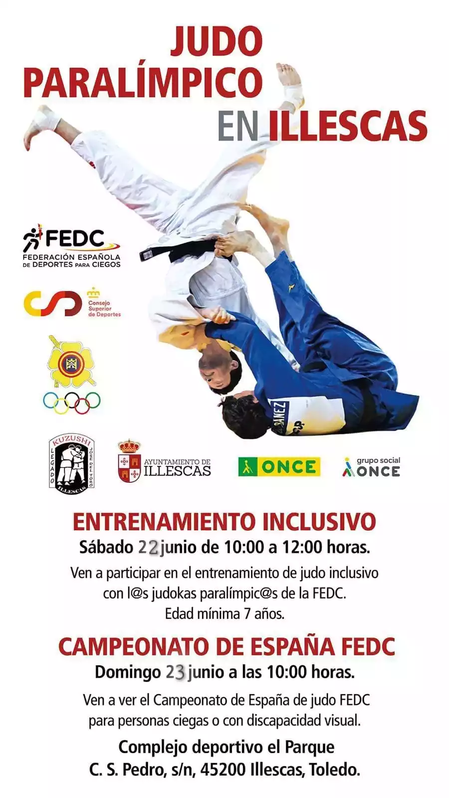 Judo paralímpico Illescas