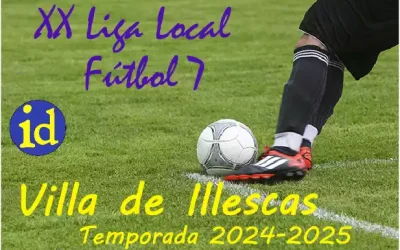 Abierta la inscripción de la XX Liga Local de Fútbol «Villa de Illescas» 24-25