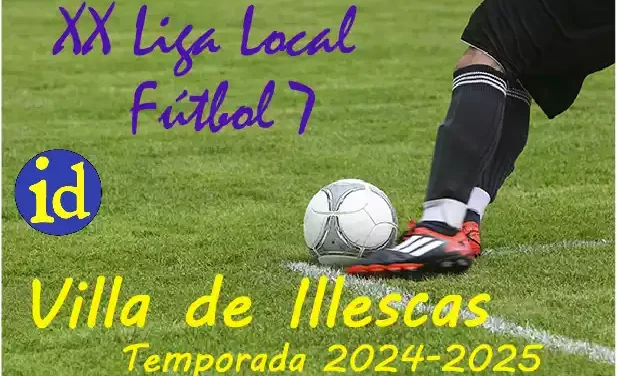 Abierta la inscripción de la XX Liga Local de Fútbol «Villa de Illescas» 24-25