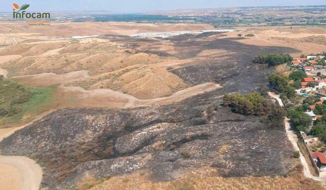 Incendio en Borox