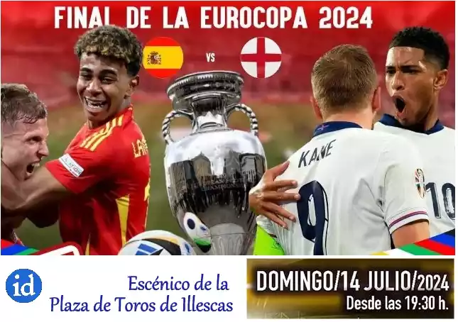 Final Euro 2024 en plaza de toros de Illescas