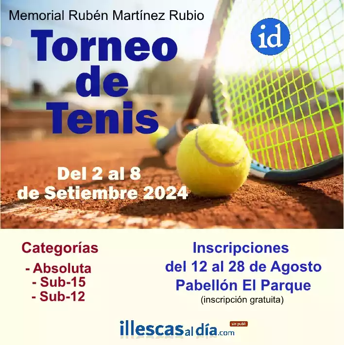 Torneo de Tenis 2024. Memorial Rubén Martínez Rubio