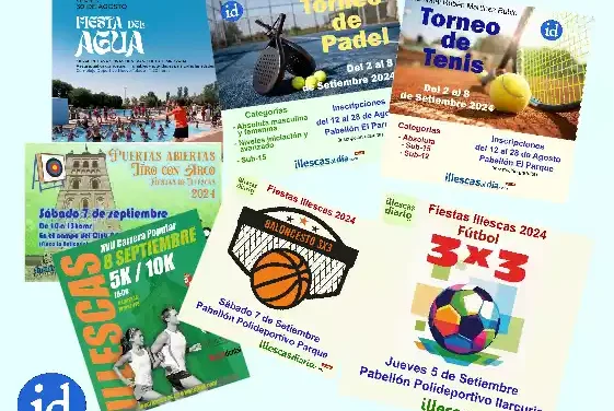 Eventos deportivos Fiestas Illescas 2024 (por fechas)