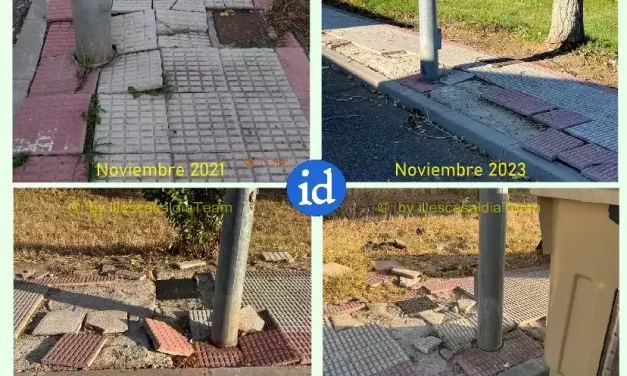 La Calle de las Villas en el Señorío de Illescas, otro ejemplo de desidia del Ayuntamiento.