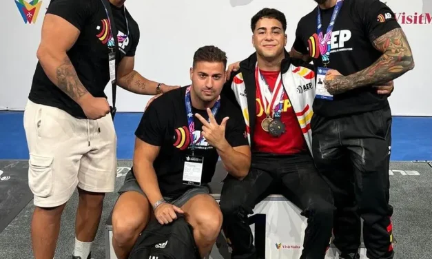 El illescano Andrés Fernández bronce en el Campeonato del Mundo Júnior de Parapowerlifting