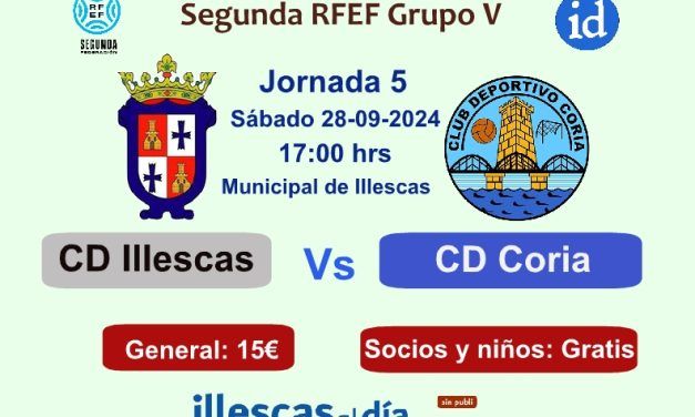 Mañana en el Municipal partido de alto voltaje: CD Illescas vs CD Coria (video previa D. Caro)