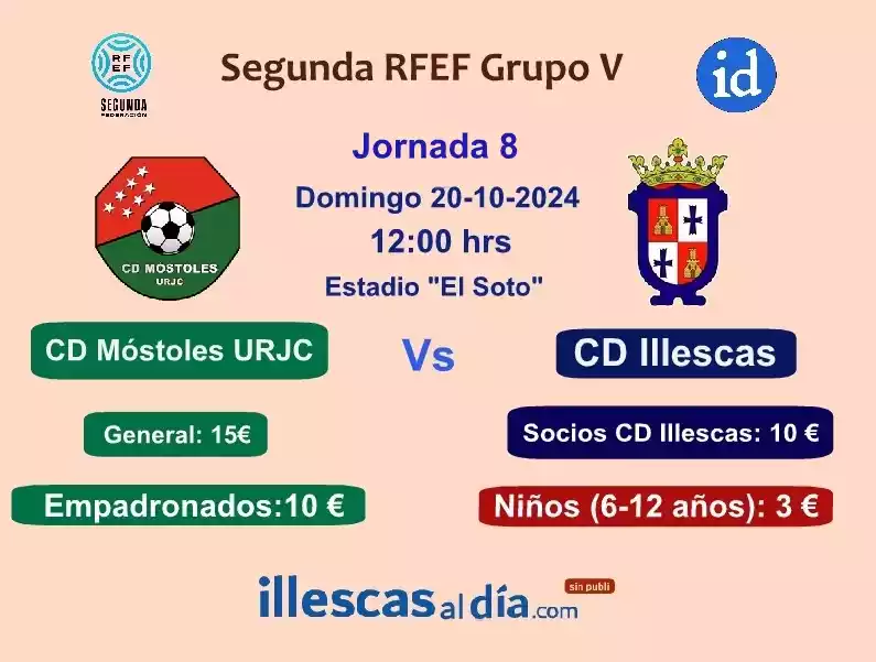 CD Móstoles Vs CD Illescas