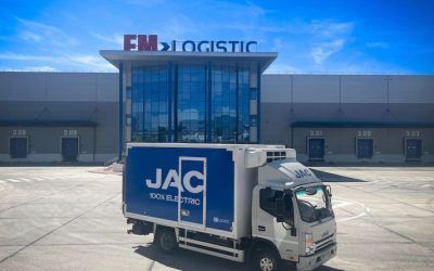 FM Logistic inicia en Illescas pruebas de distribución con camión eléctrico