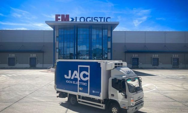 FM Logistic inicia en Illescas pruebas de distribución con camión eléctrico