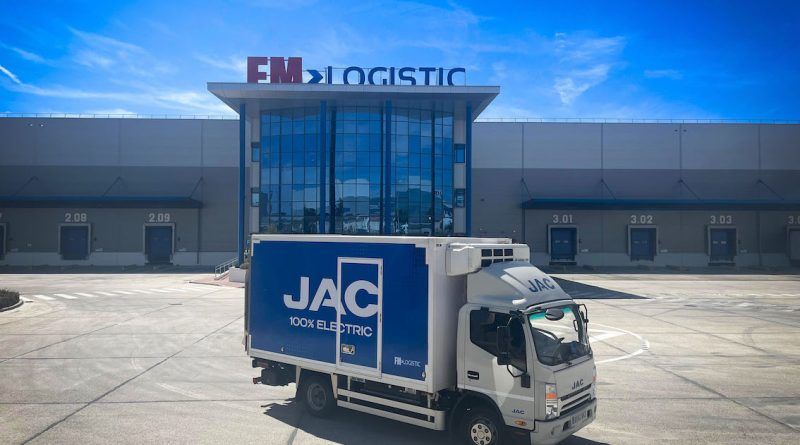 Camión eléctrico de prueba en FM Logistic