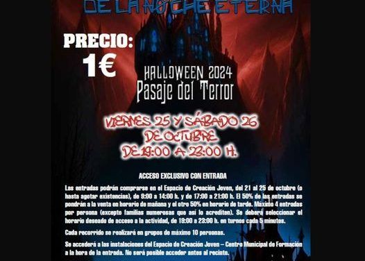 Hoy se ponen a la venta las entradas para el pasaje del terror. Halloween 2024