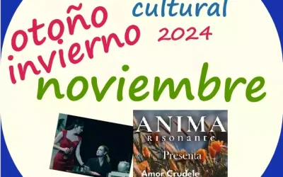 Programación Cultural Illescas Otoño-Invierno 2024. Noviembre