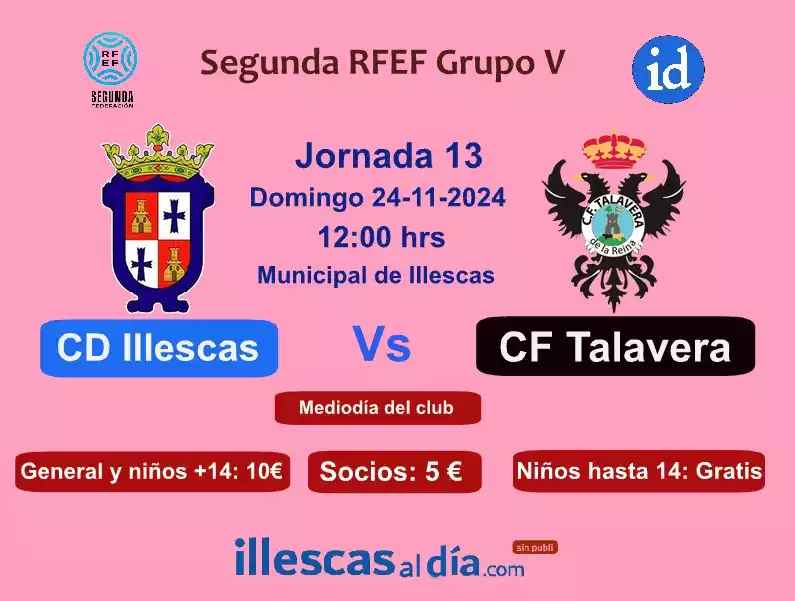 Futbol 2RFEF, Jornada 13. CD Illescas CF Talavera