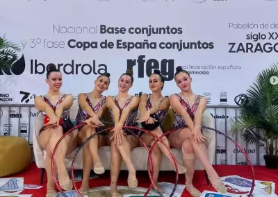 Rítmica Escuela Illescana. Campeonato Zaragoza