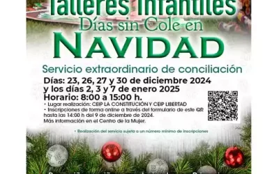 Talleres infantiles «Días sin cole» en Navidad Illescas 2024-2025